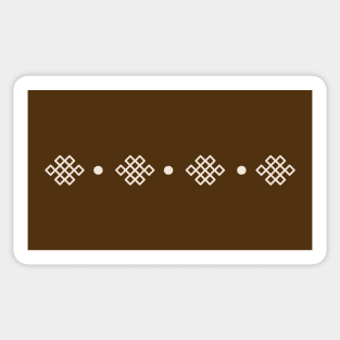 Endless Knot (Dark) Sticker